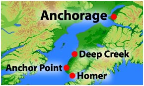 Alaska Halibut Fishing Homer Alaska Mapsm